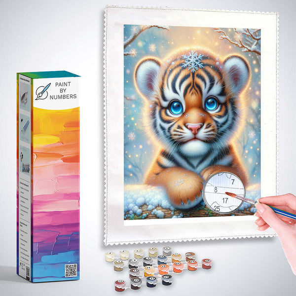 Paint by Numbers - Little Tiger
