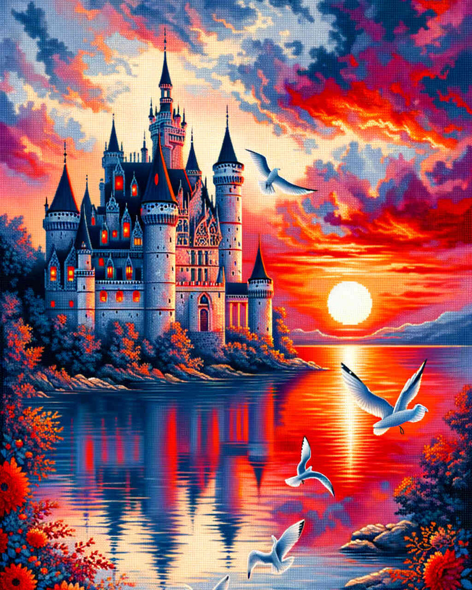 Paint by Numbers - Romantic Castle