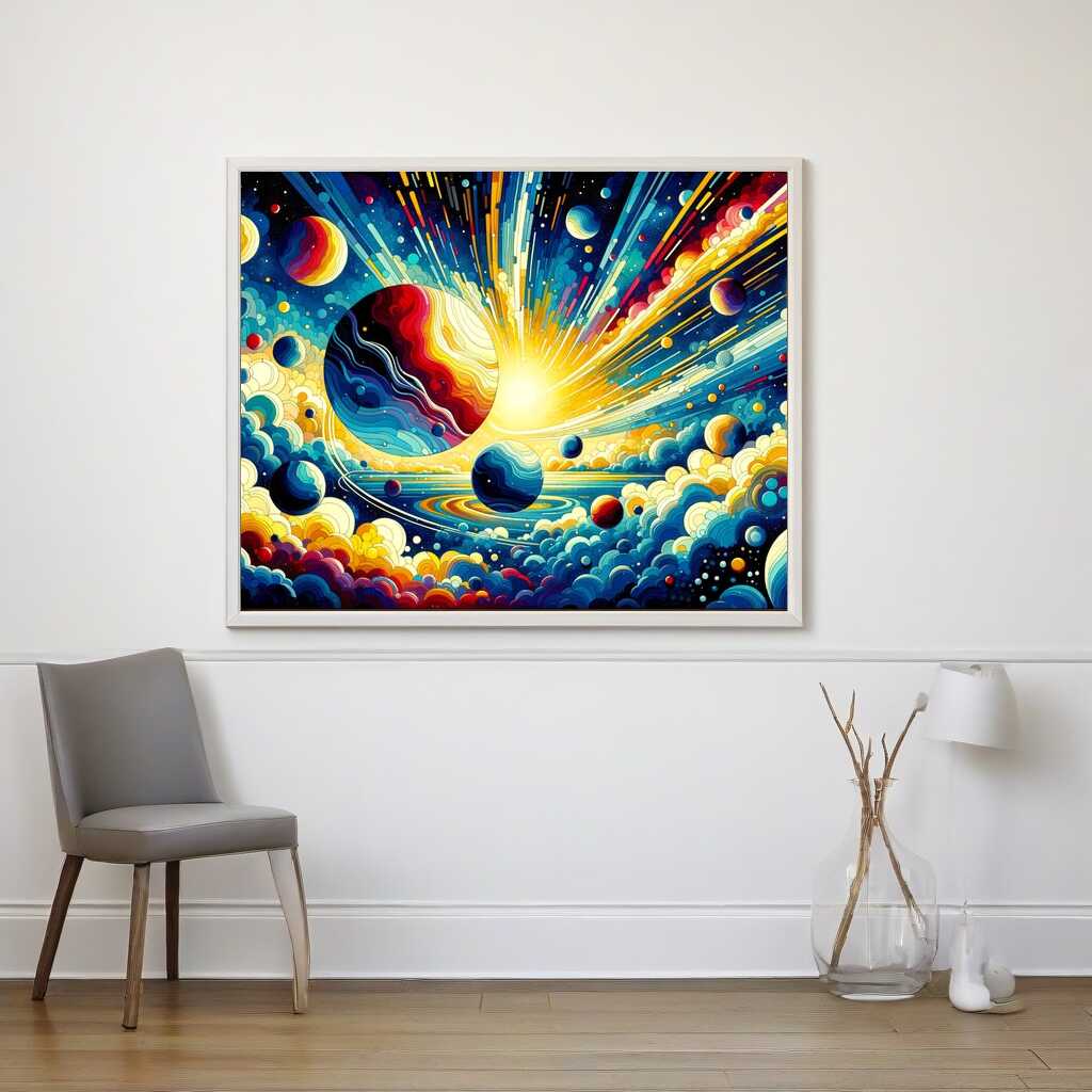 Paint by Numbers - Planets in the Universe of the Sun