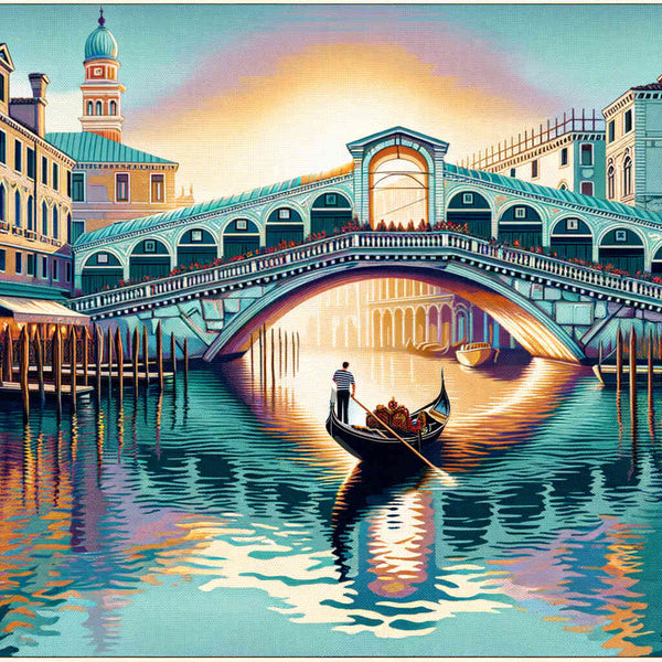 Paint by Numbers - Rialto Bridge, Venice