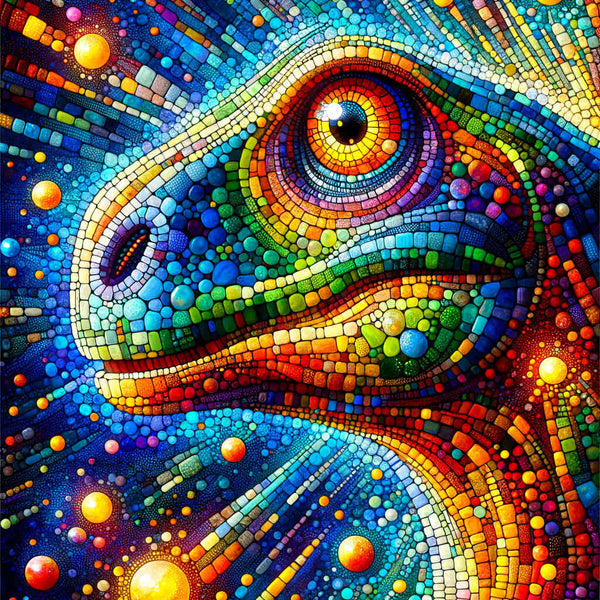 Paint by Numbers - Colorful Dinosaur