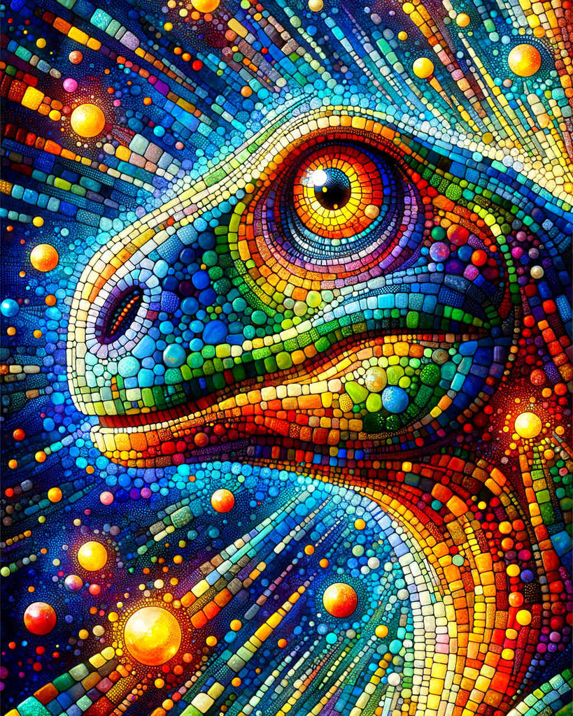 Paint by Numbers - Colorful Dinosaur