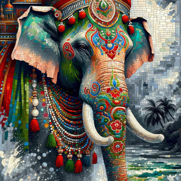 Indian elephant - Paint by Numbers