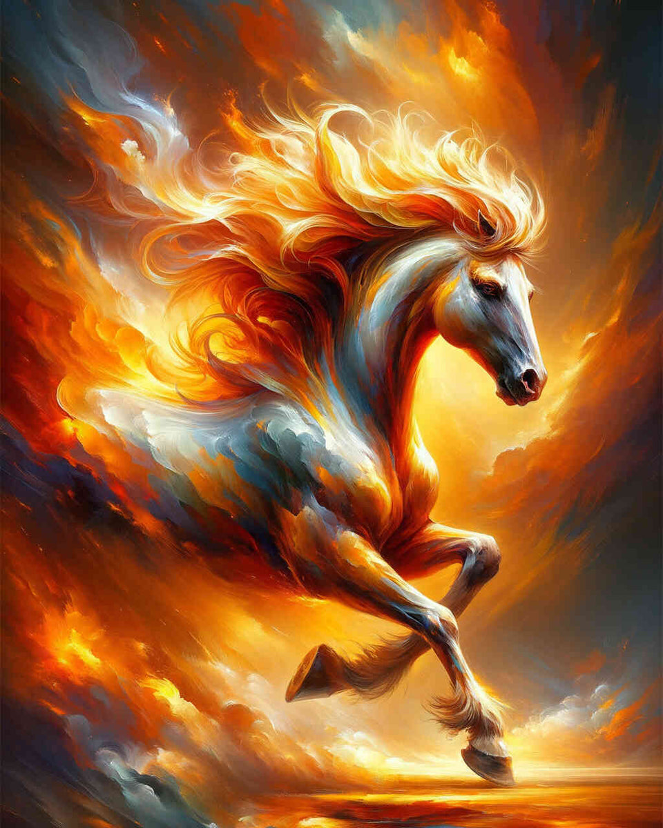 Horse, stallion - Paint by Numbers