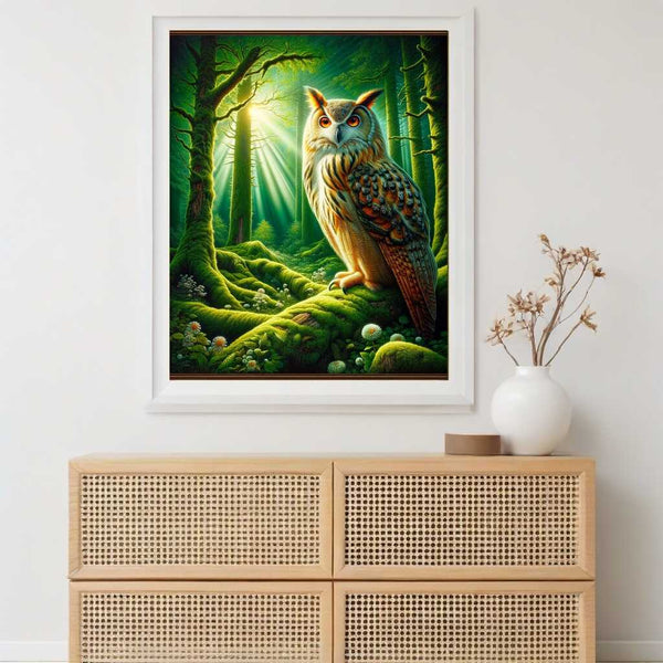 Paint by Numbers - Awakened Owl
