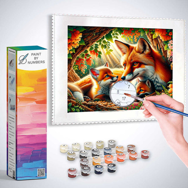 Paint by Numbers - Fox Mother