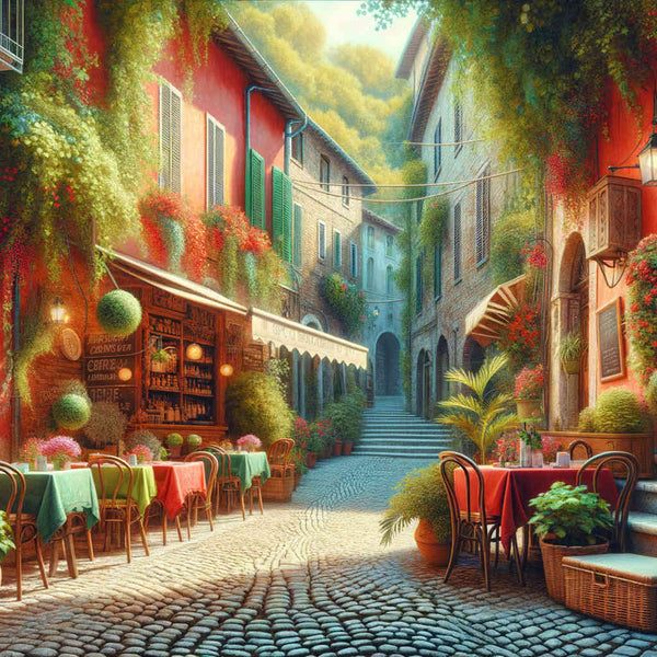 Street cafe - Paint by Numbers