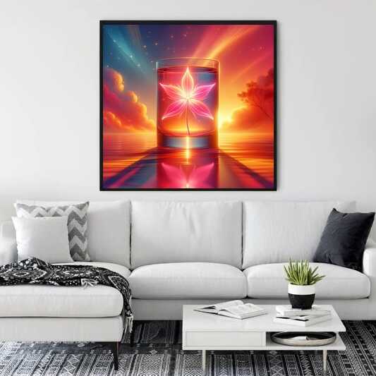 Paint by Numbers - Pink starfish