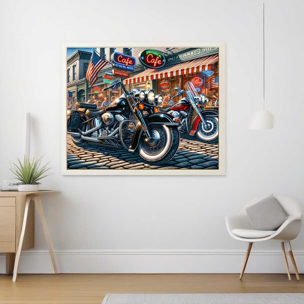 Paint by Numbers - Harleymeeting
