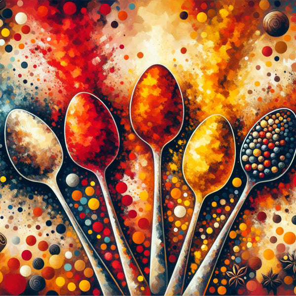 Paint by Numbers - Color impression, spices