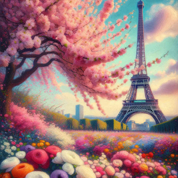 Paint by Numbers - Flowery Egg Tower Paris