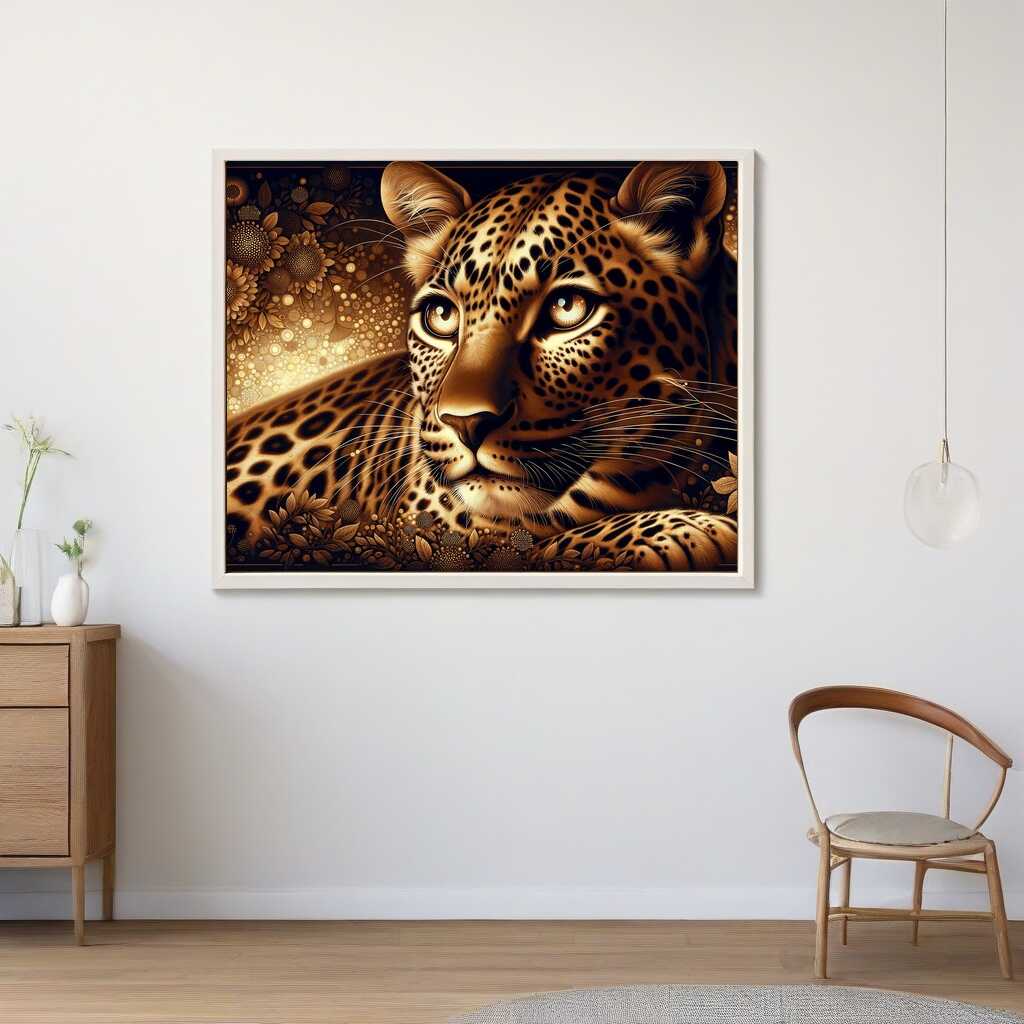 Paint by Numbers - Graceful leopard