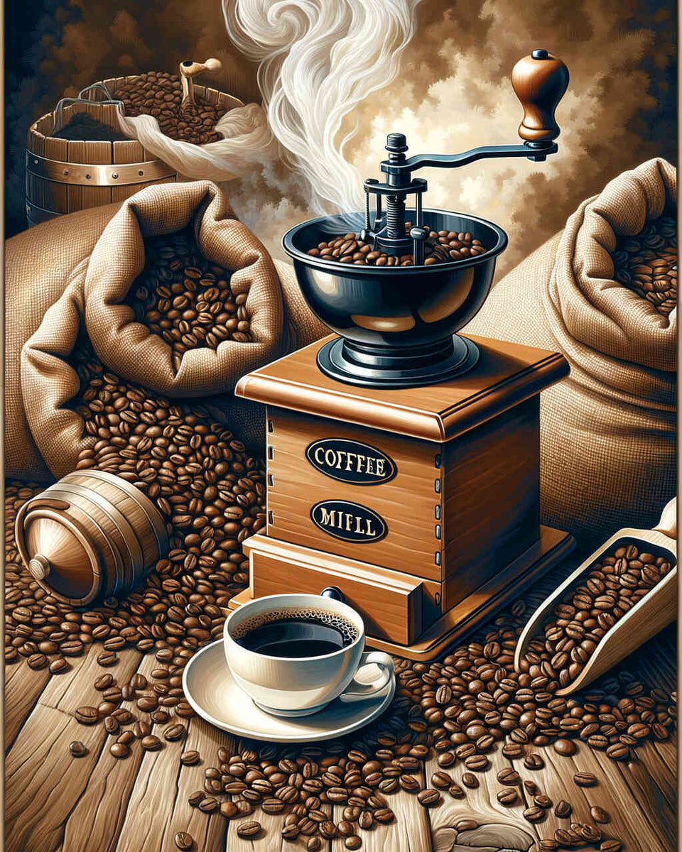 Coffee grinder - Paint by Numbers