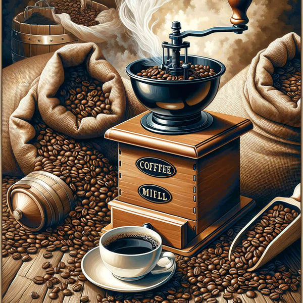 Coffee grinder - Paint by Numbers