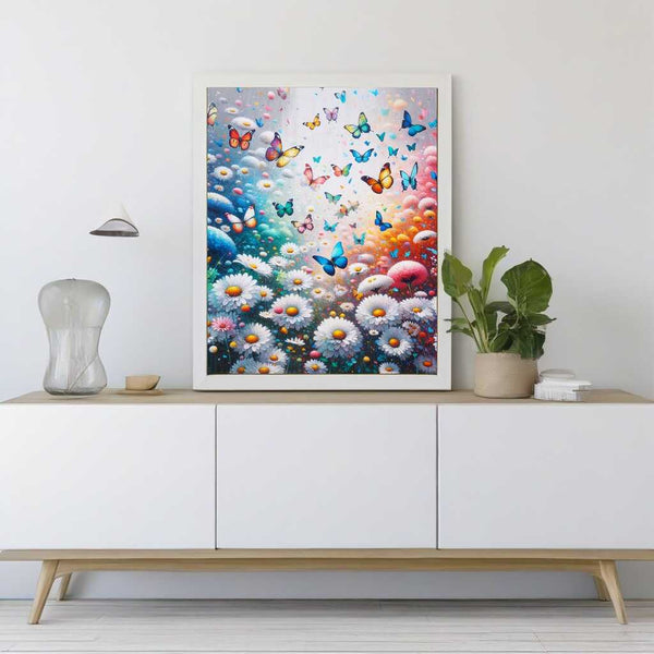 Paint by Numbers - Margerites Colorful Butterflies