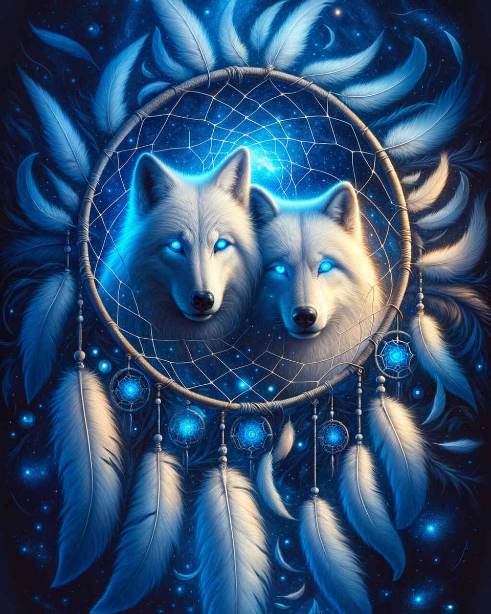 Paint by Numbers - Wolf Dream Goblet