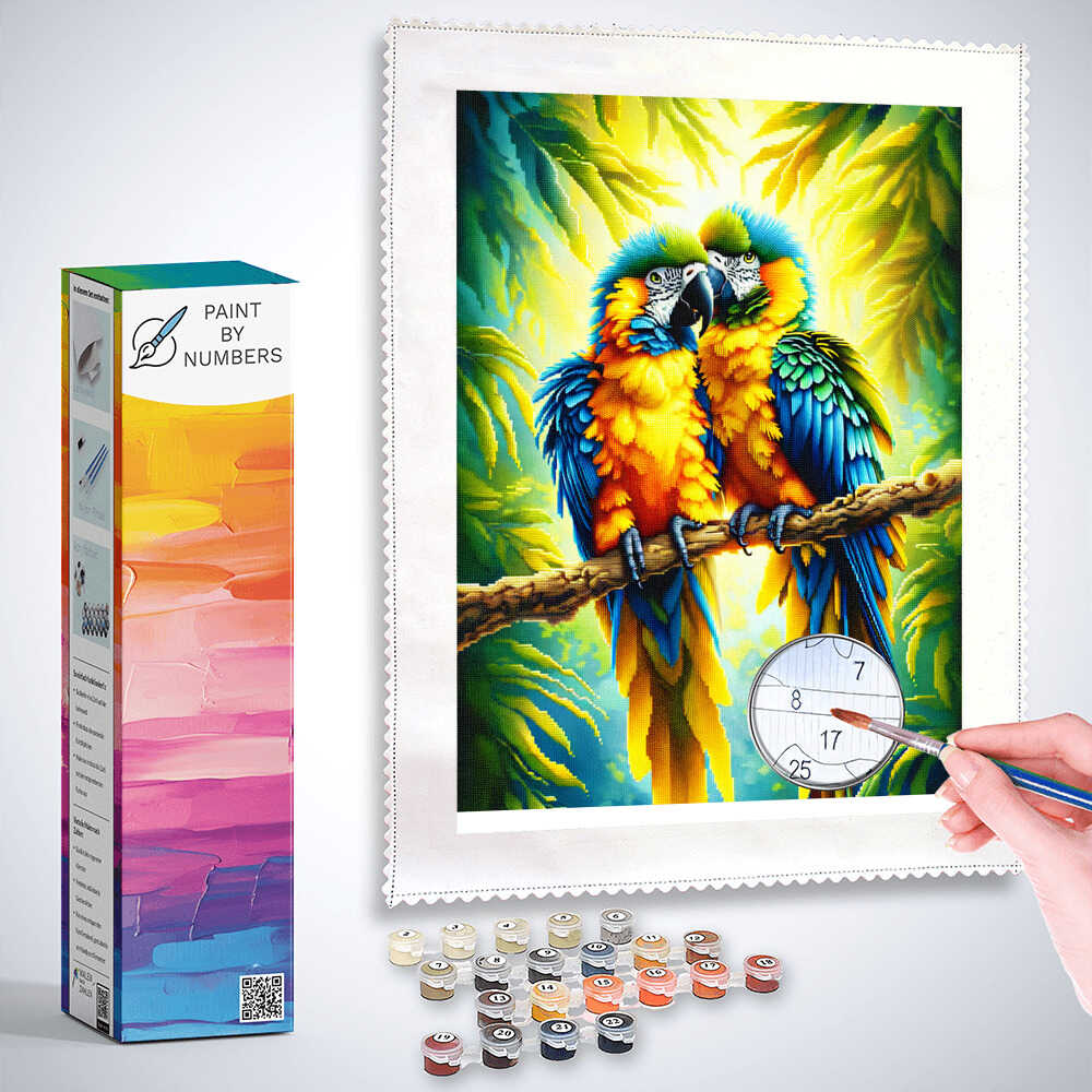 Paint by Numbers - Parrot Parrot Ast