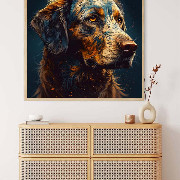 Diamond Painting - Treuer Begleiter - gedruckt in Ultra-HD - Neu eingetroffen, Quadratisch, Tiere