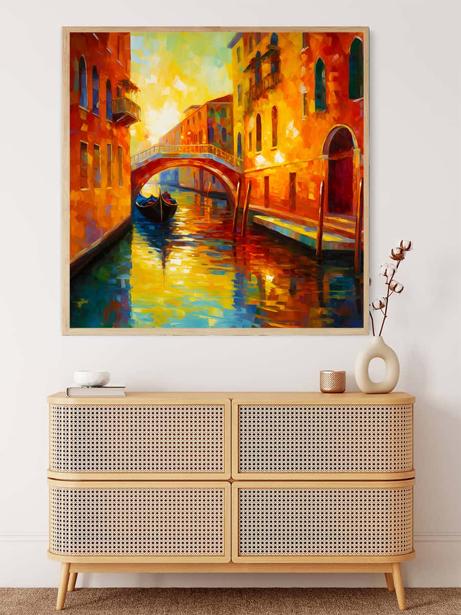 AB Diamond Painting - Venedig Klassisch - gedruckt in Ultra-HD - AB Diamond, Neu eingetroffen, Quadratisch, Sehenswürdigkeit, Stadt, Venedig