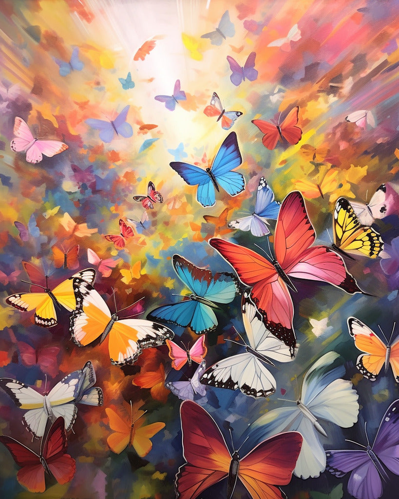 Butterflies - Paint by Numbers