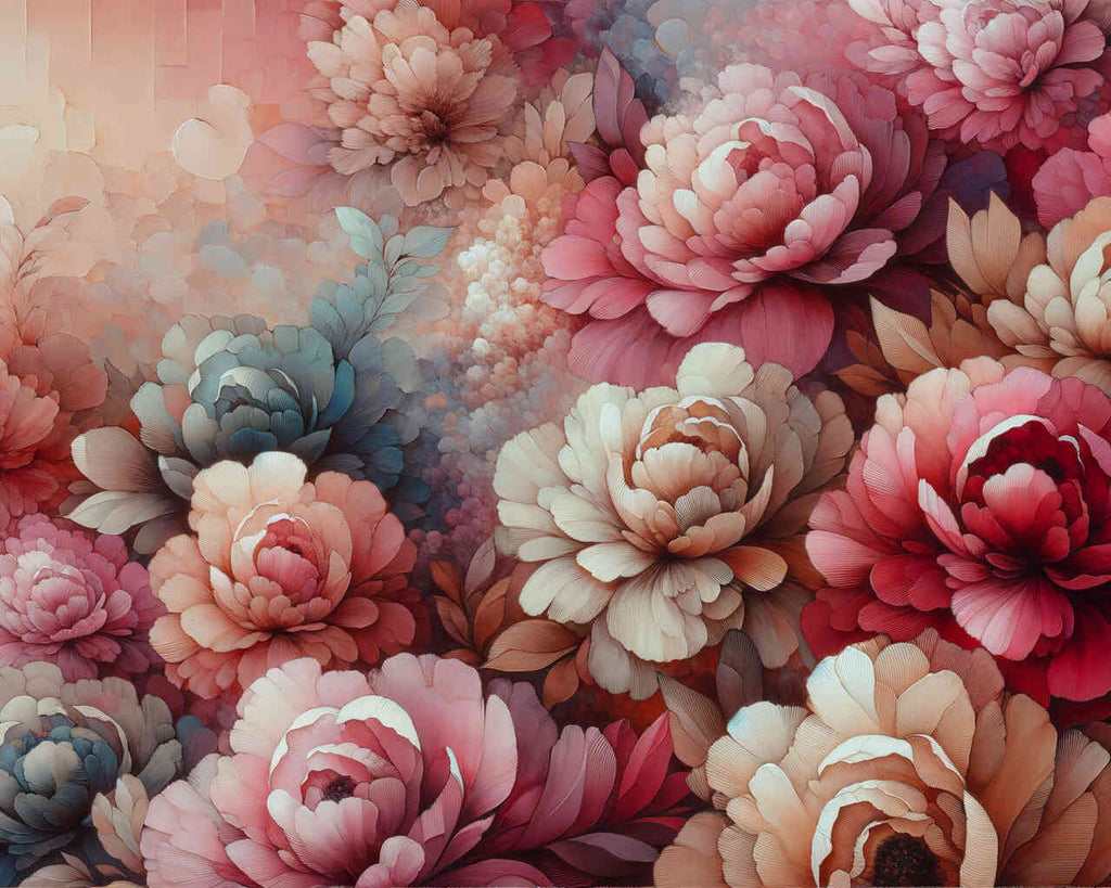 Peonies - Paint by Numbers