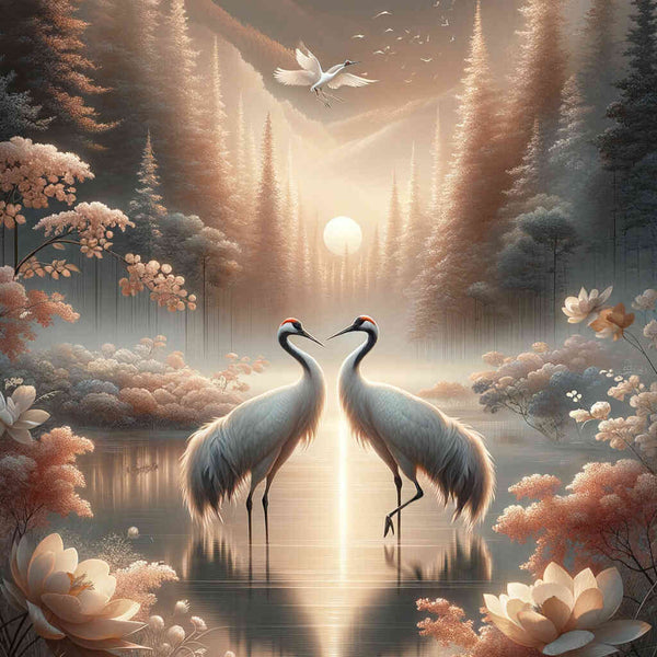 Paint by Numbers - Crane Couple