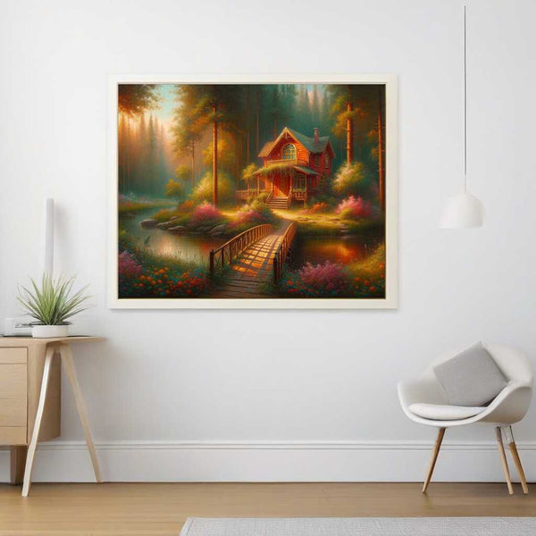 Paint by Numbers - Forest edge house