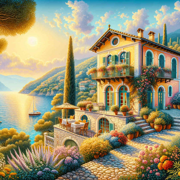 Paint by Numbers - House on the seashore