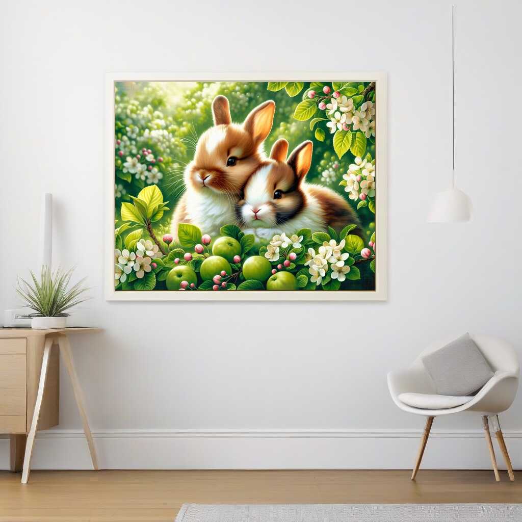 Paint by Numbers - Bunny Siblings