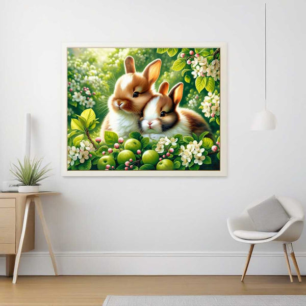 Paint by Numbers - Bunny Siblings