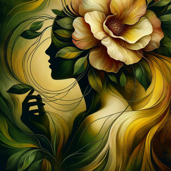 Paint by Numbers - Flower woman