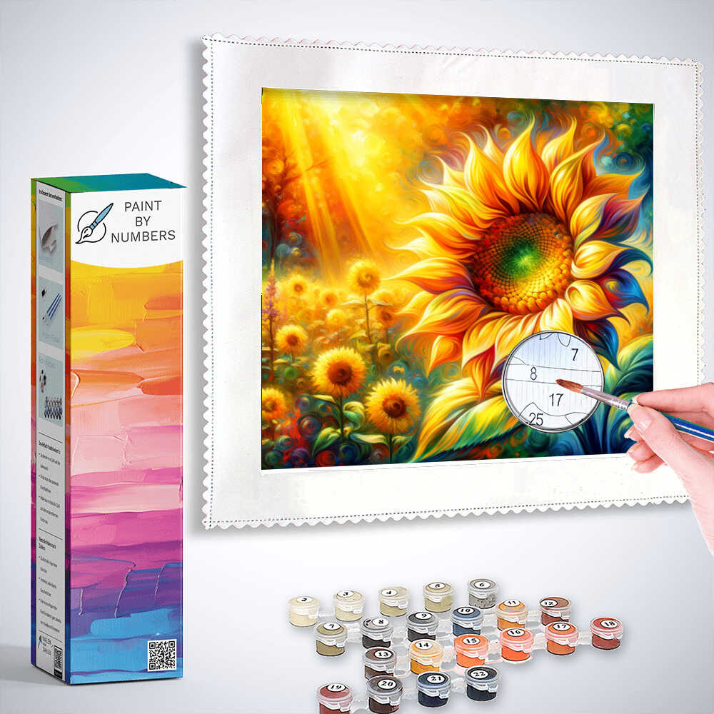 Paint by Numbers - Sunflower