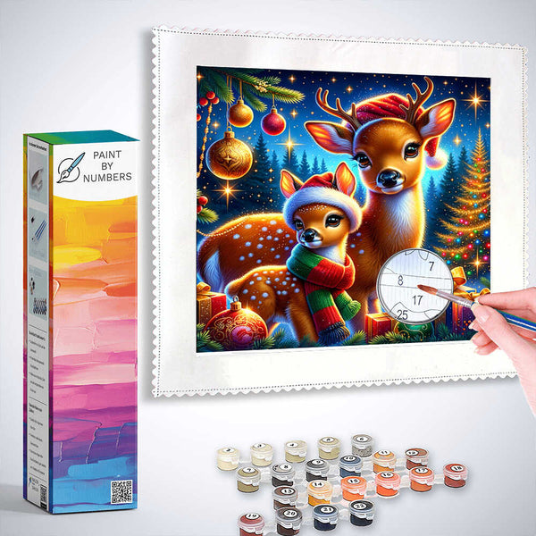 Paint by Numbers - Reindeer Christmas