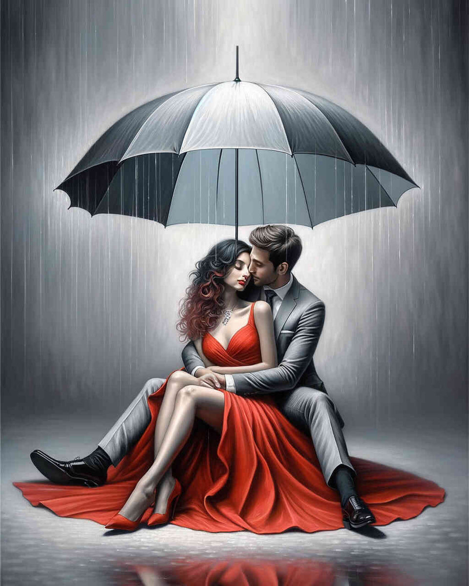Paint by Numbers - Couple on the wall