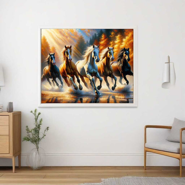 Paint by Numbers - Wild horses
