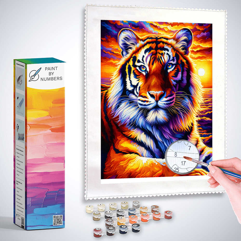 Paint by Numbers - Tiger call