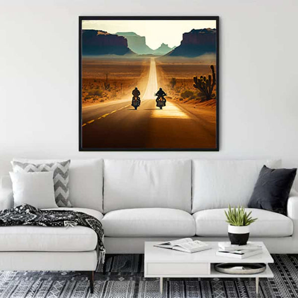 Malen nach Zahlen - Vintage-Charme - hochwertige Leinwand - 170523, Motorrad, Motorräder, Neu eingetroffen, Quadratisch