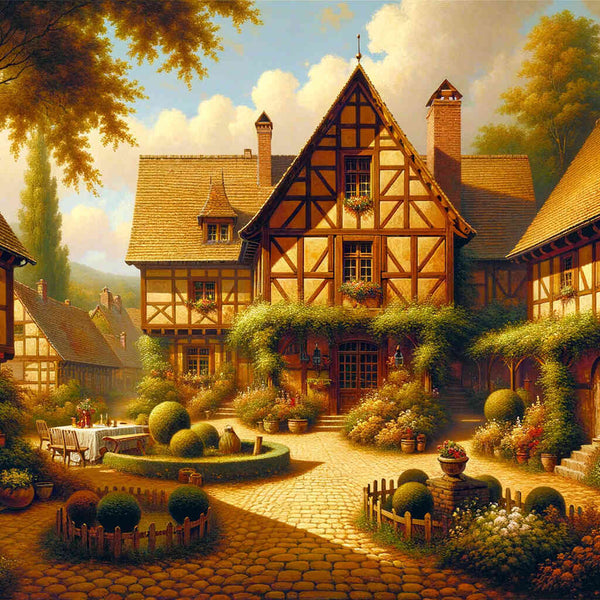 Paint by Numbers - Half-timbered farm