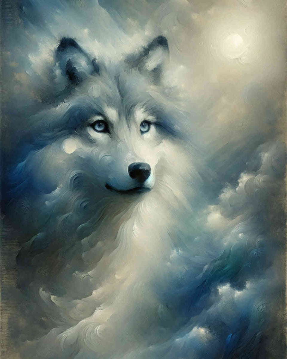 Paint by Numbers - Color Impression Loving Wolf