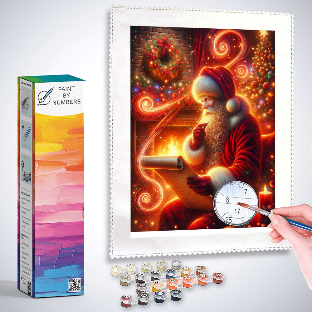 Paint by Numbers - Santa Claus Wish List