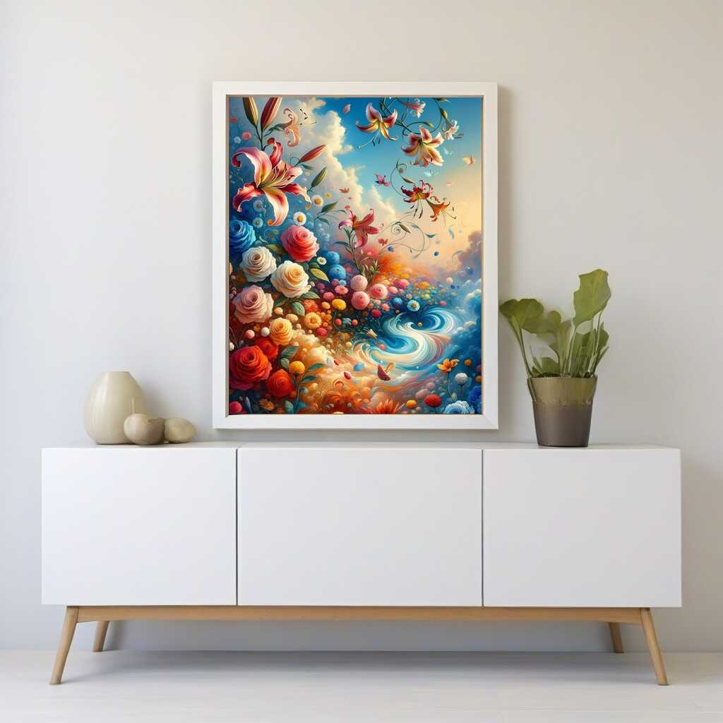 Paint by Numbers - Flower Swirl