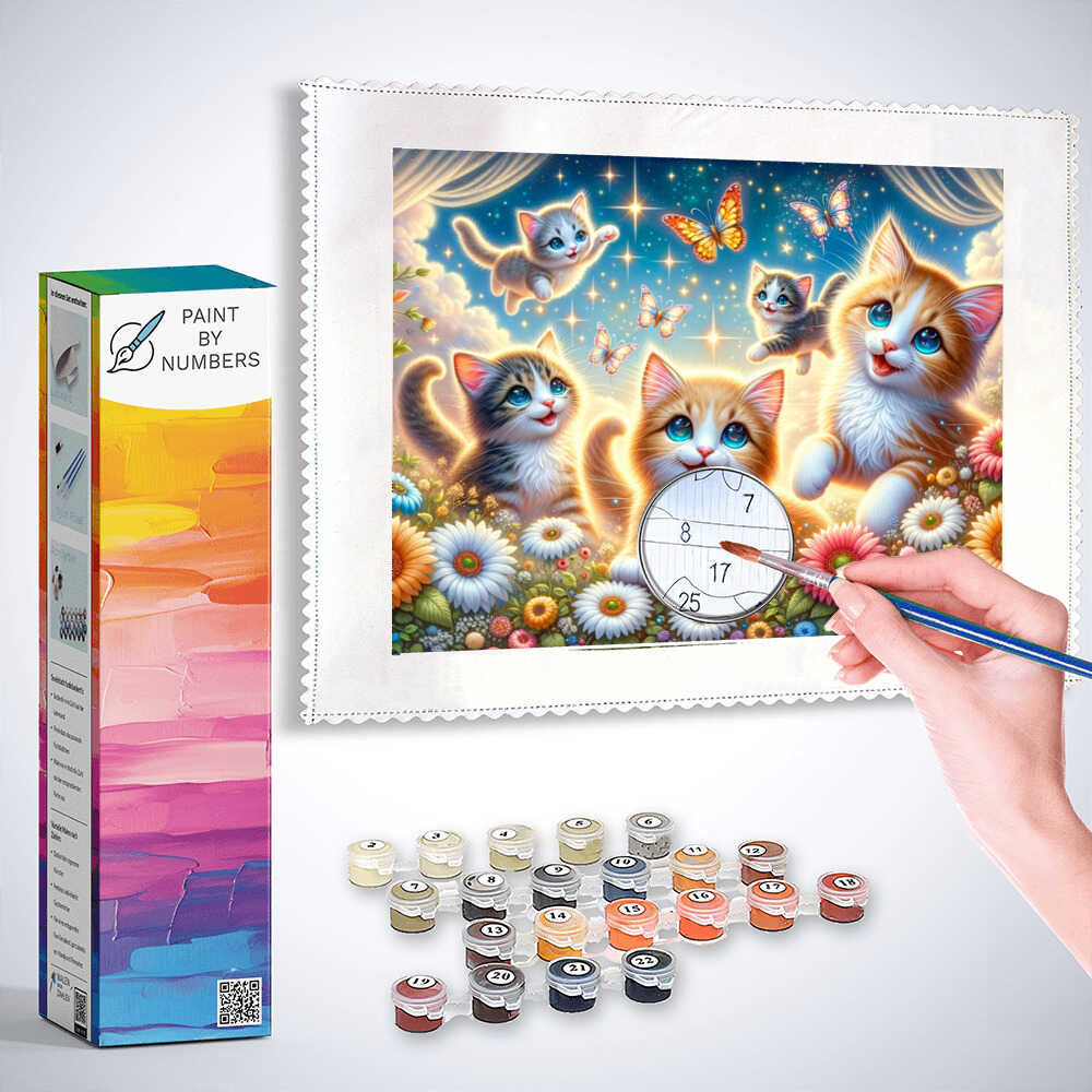Paint by Numbers - Cats family