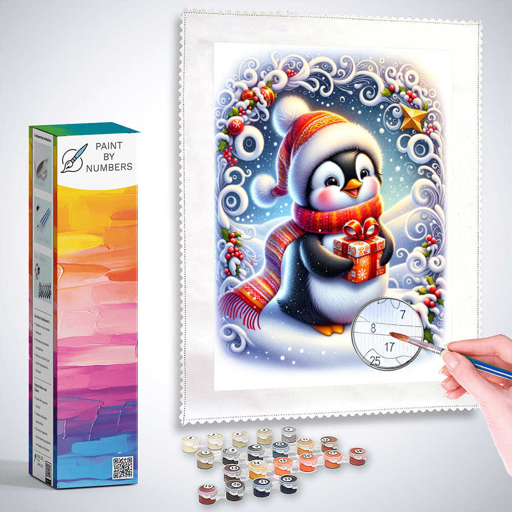 Paint by Numbers - Penguin Gift