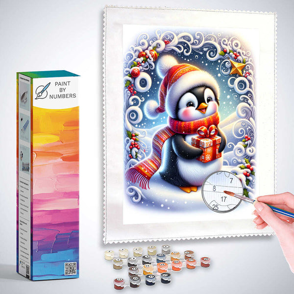Paint by Numbers - Penguin Gift
