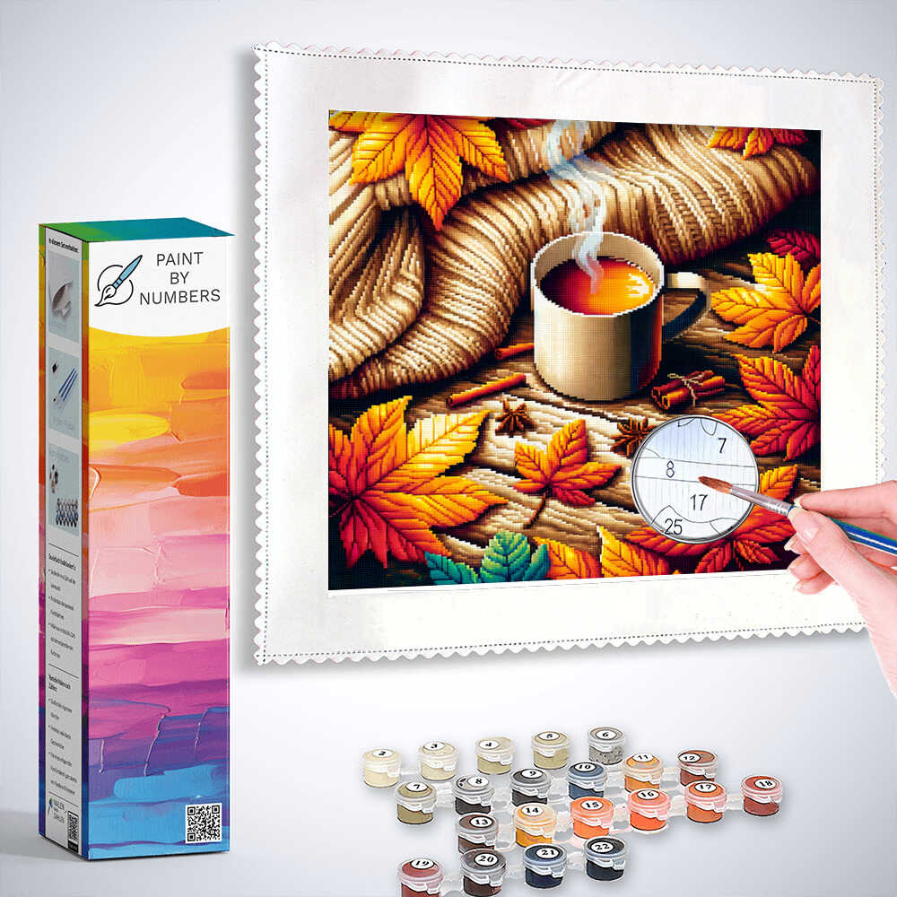 Paint by Numbers - Coffee in Autumn