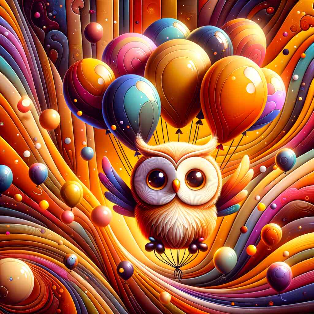 Paint by Numbers - Owl Balloons