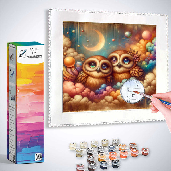 Paint by Numbers - Pair of Owls