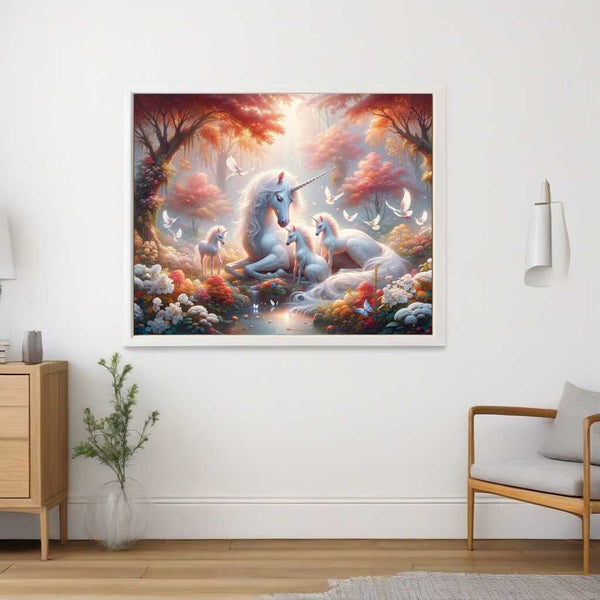 Paint by Numbers - Unicorn family