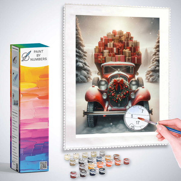 Paint by Numbers - Christmas Car Gifts