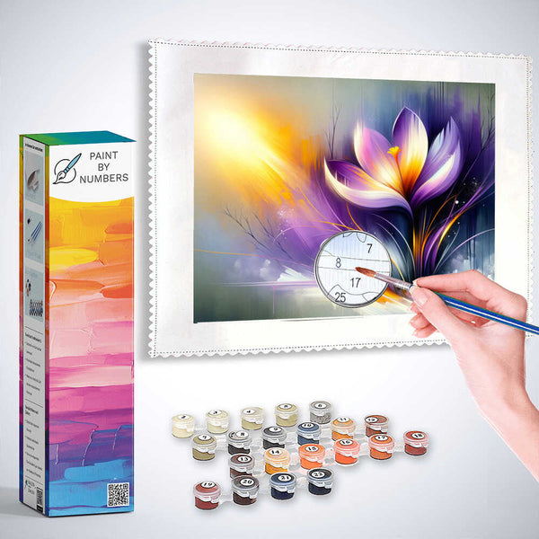 Paint by Numbers - Purple Crocus